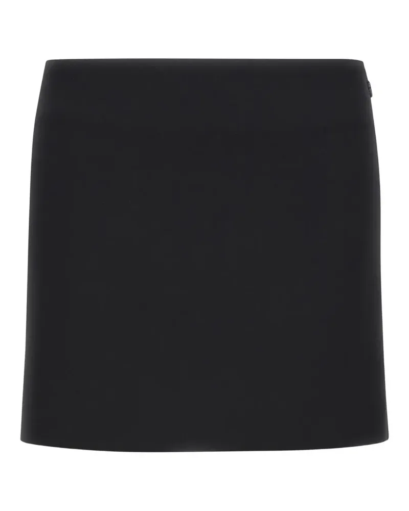 Roberto Cavalli logo-detail mini skirt - Schwarz Schwarz