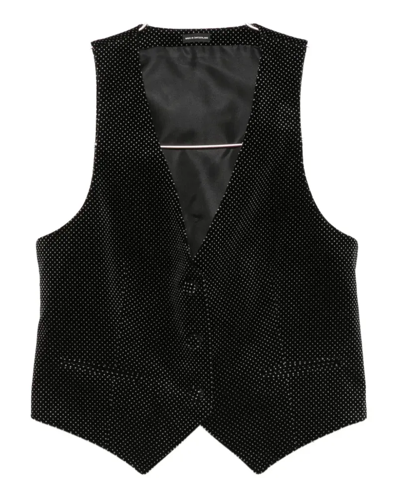 Tom Ford polka-dot waistcoat - Schwarz Schwarz