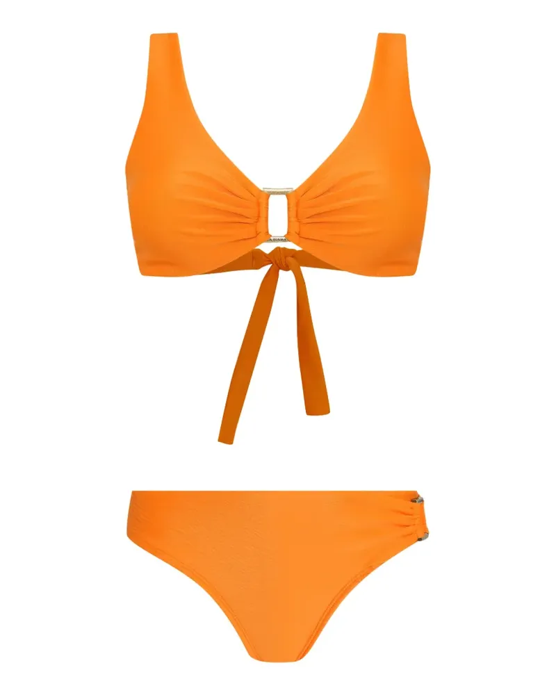 Amir Slama Bikini mit Schnallendetail - Orange Orange