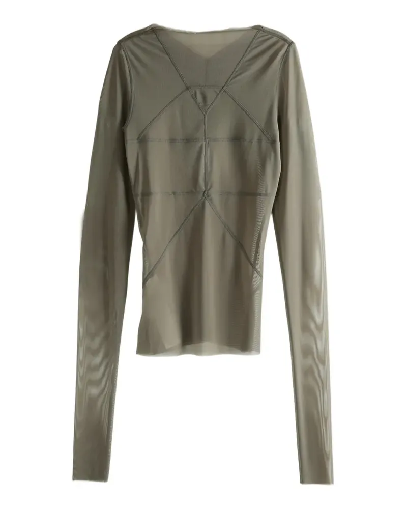 Rick Owens semi-sheer top - Grün Grün