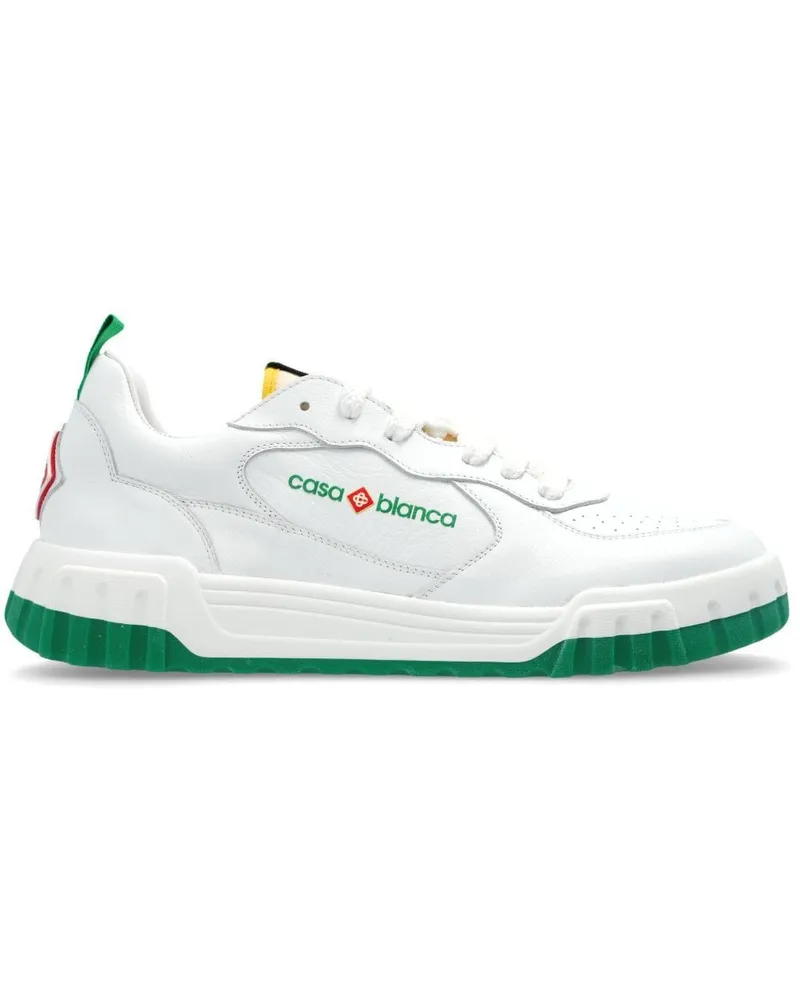 Casablanca Paris Court Sneakers - Weiß Weiß