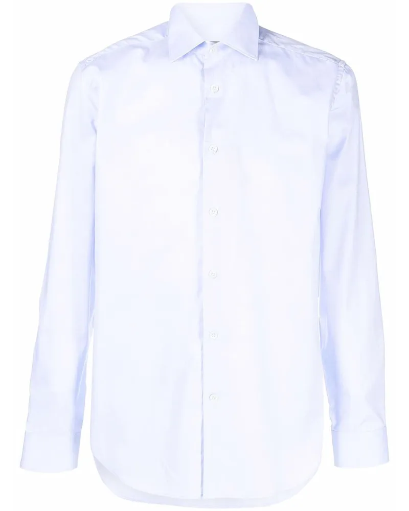 Corneliani Langärmeliges Hemd - Blau Blau
