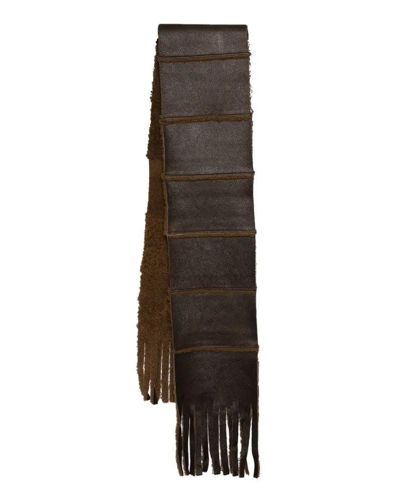 Our Legacy Schal aus Shearling - Braun Braun