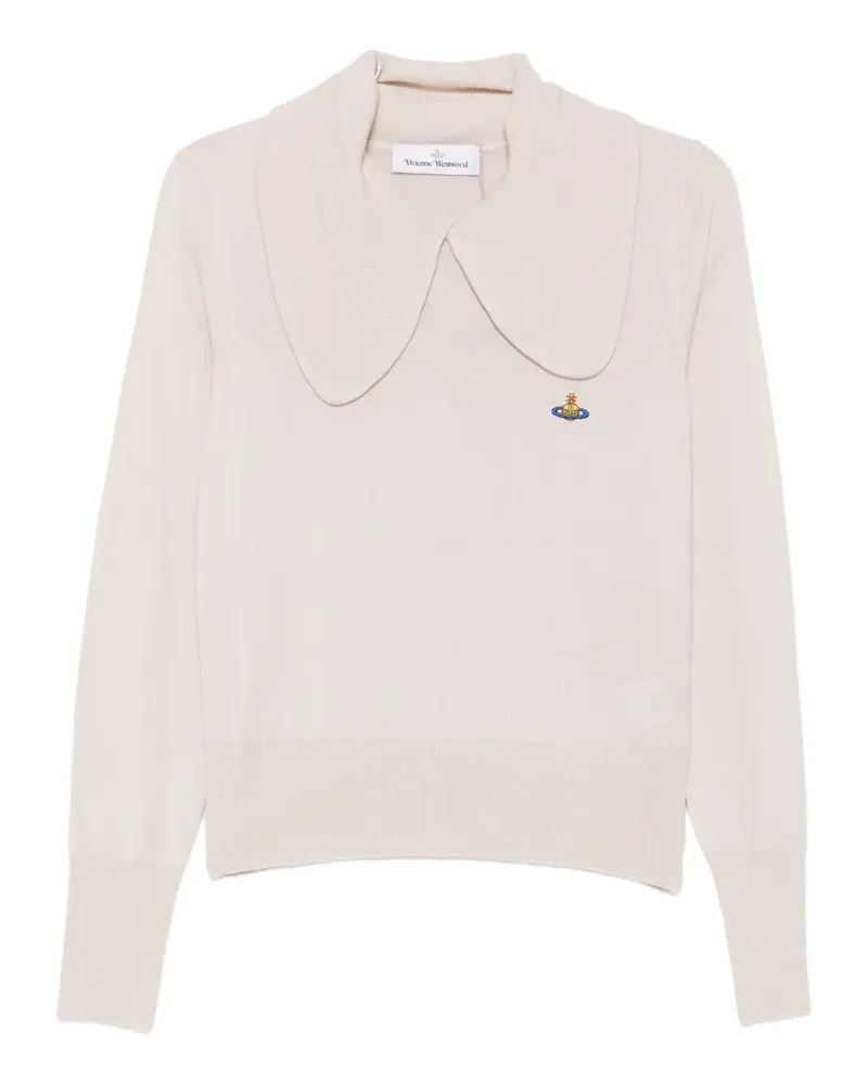Vivienne Westwood Bea Pullover mit Kragen - Nude Nude