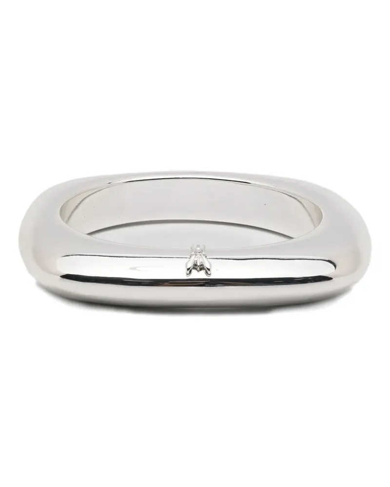 Patrizia Pepe Eckiger Armreif mit Fly - Silber Silber