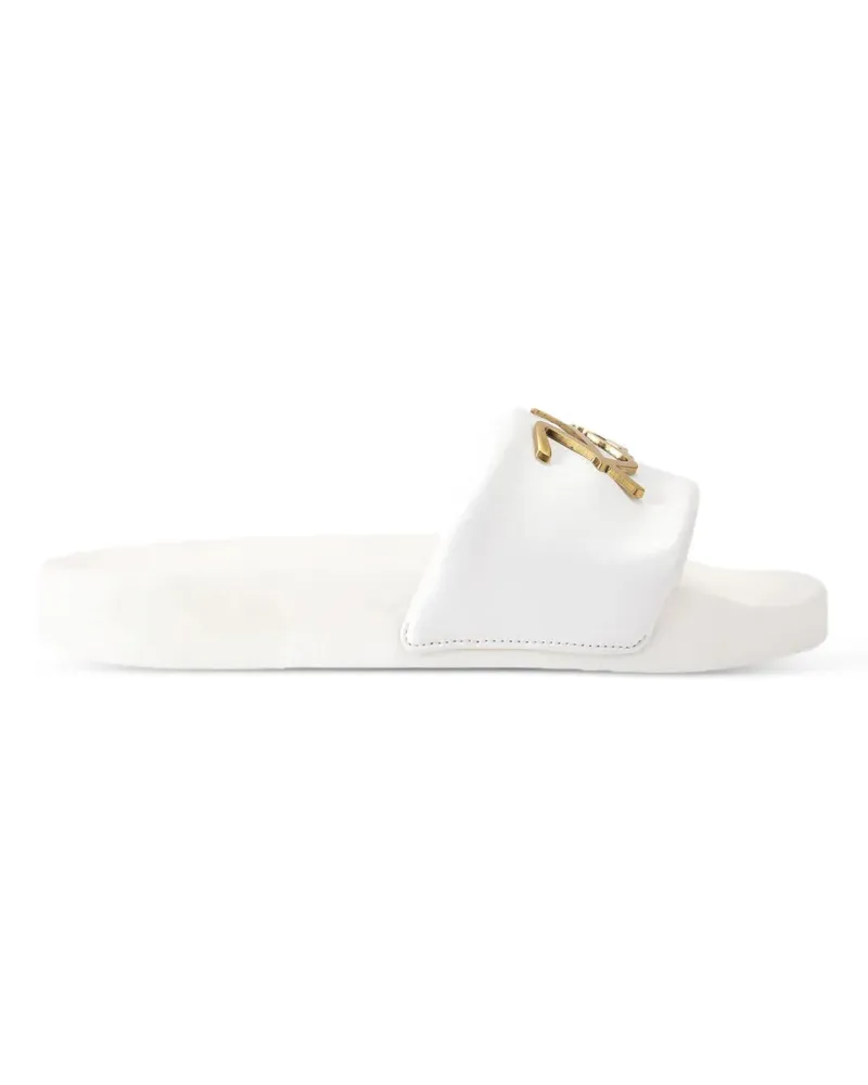 Kurt Geiger Cursive Branding Sandalen - Weiß Weiß