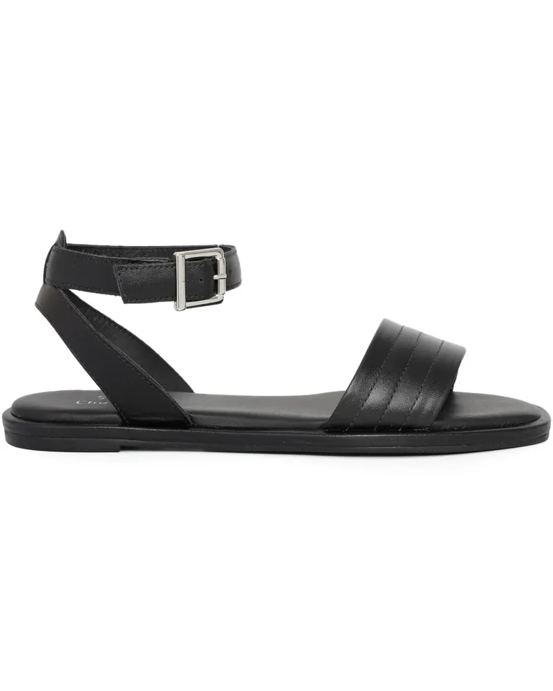 Sarah Chofakian Studio 175 Sandalen mit Knöchelriemen - Schwarz Schwarz