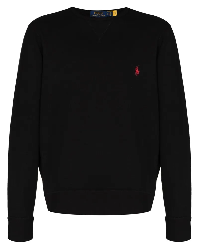 Ralph Lauren Sweatshirt mit Logo-Stickerei - Schwarz Schwarz
