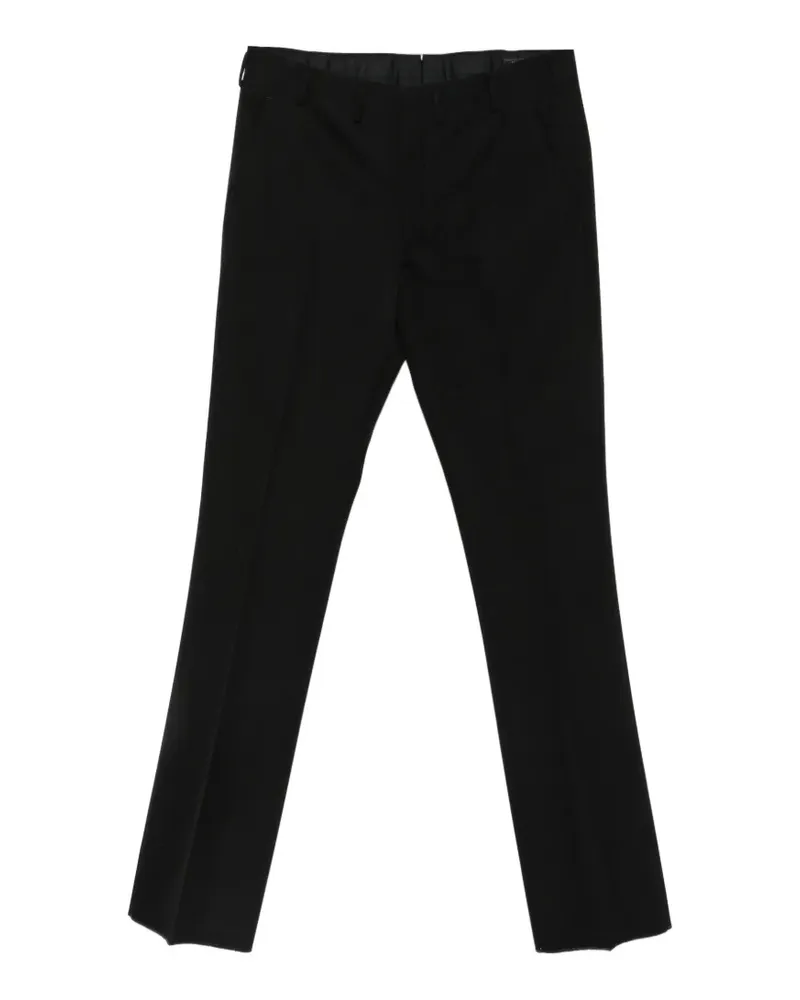 Prada compact-gabardine straight-leg trousers - Schwarz Schwarz