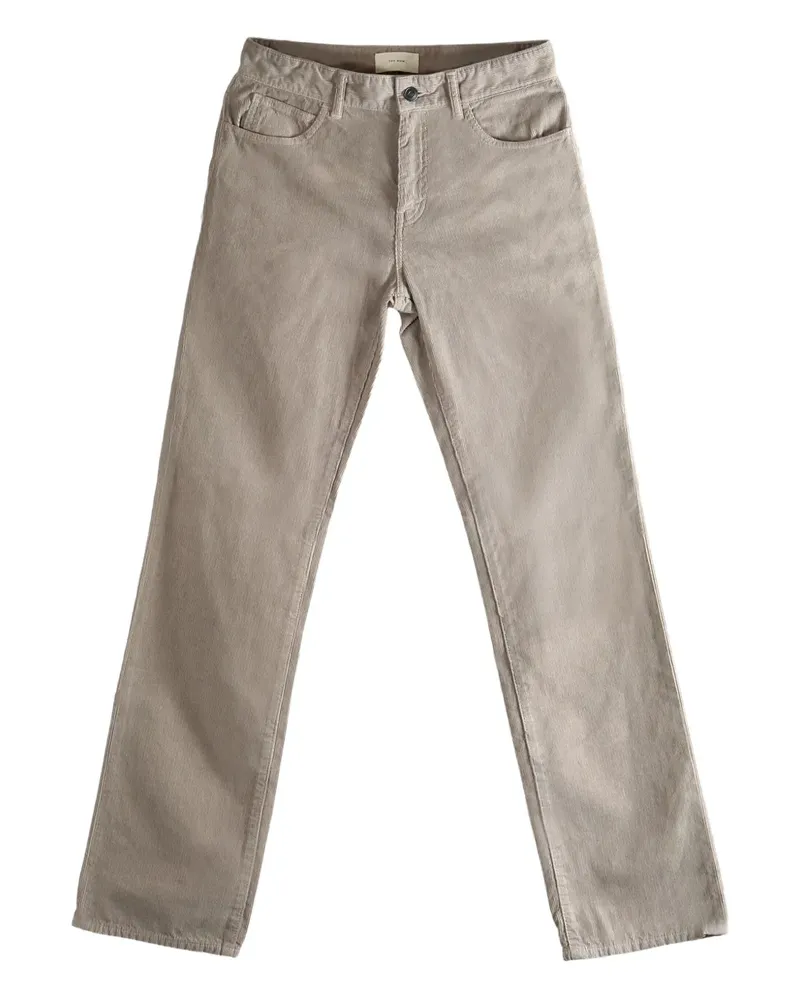 The Row corduroy-effect pocket trousers - Nude Nude