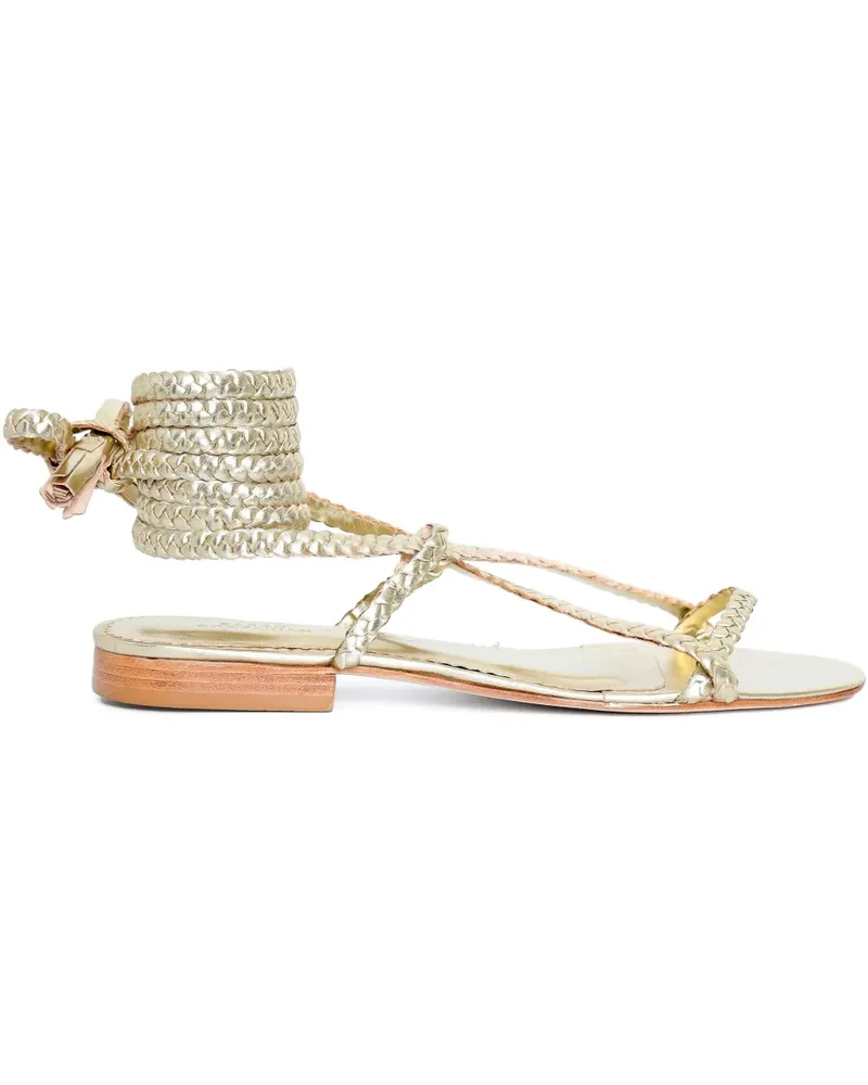Sarah Chofakian Tresse Sandalen - Gold Gold