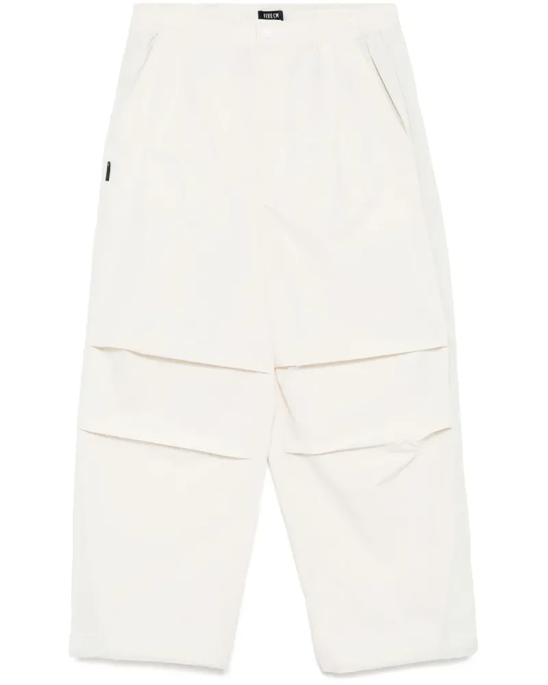 FIVE CM Wide-Leg-Hose mit Einsätzen - Nude Nude