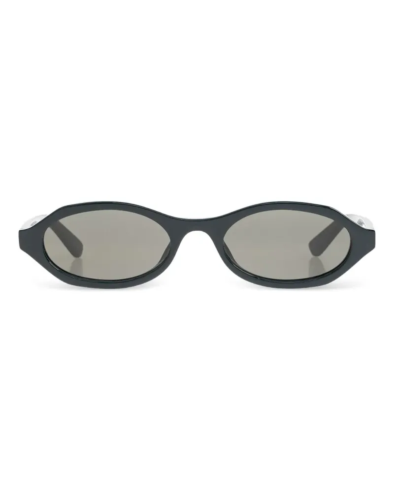 Alexander McQueen oval-frame sunglasses - Grün Grün