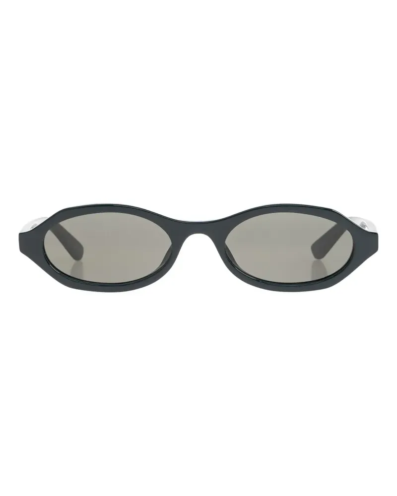 Alexander McQueen oval-frame sunglasses - Grün Grün