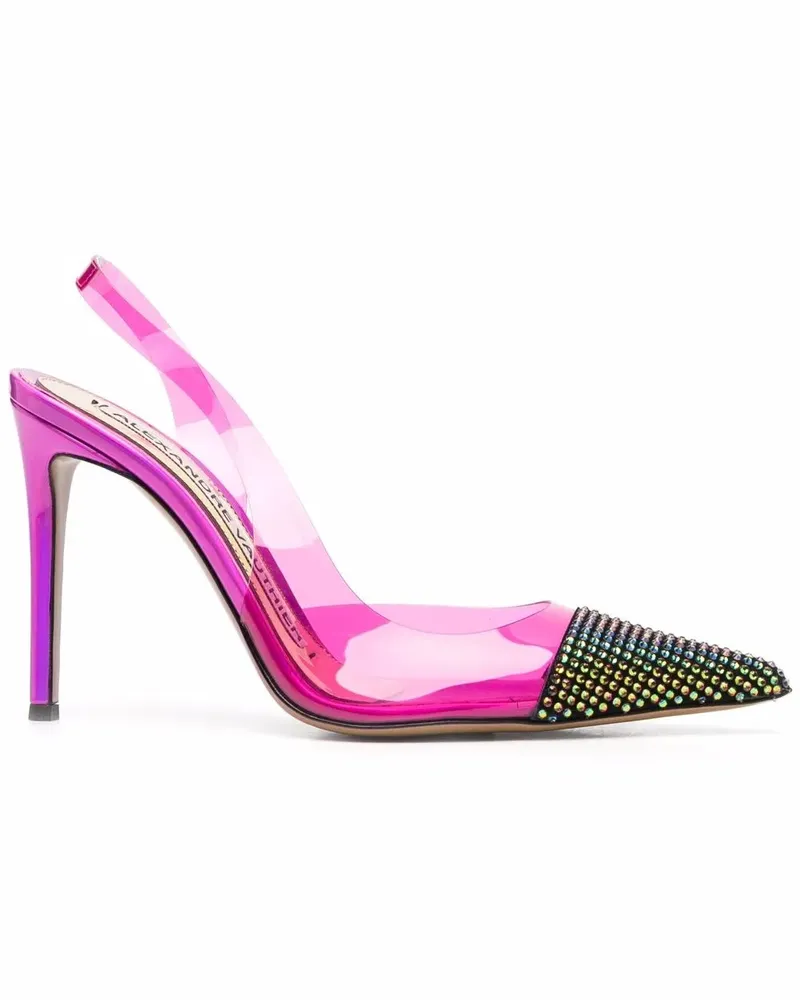 Alexandre Vauthier Slingback-Pumps mit Kontrastkappe - Rosa Rosa