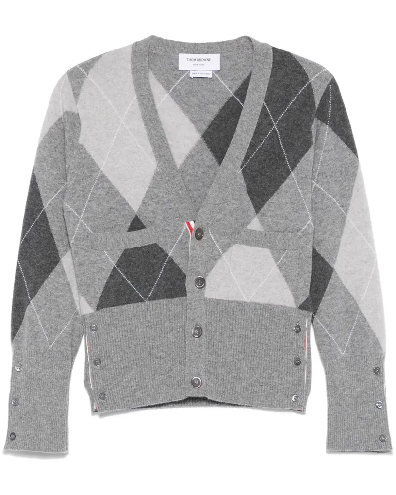 Thom Browne Cardigan aus Kaschmir - Grau Grau