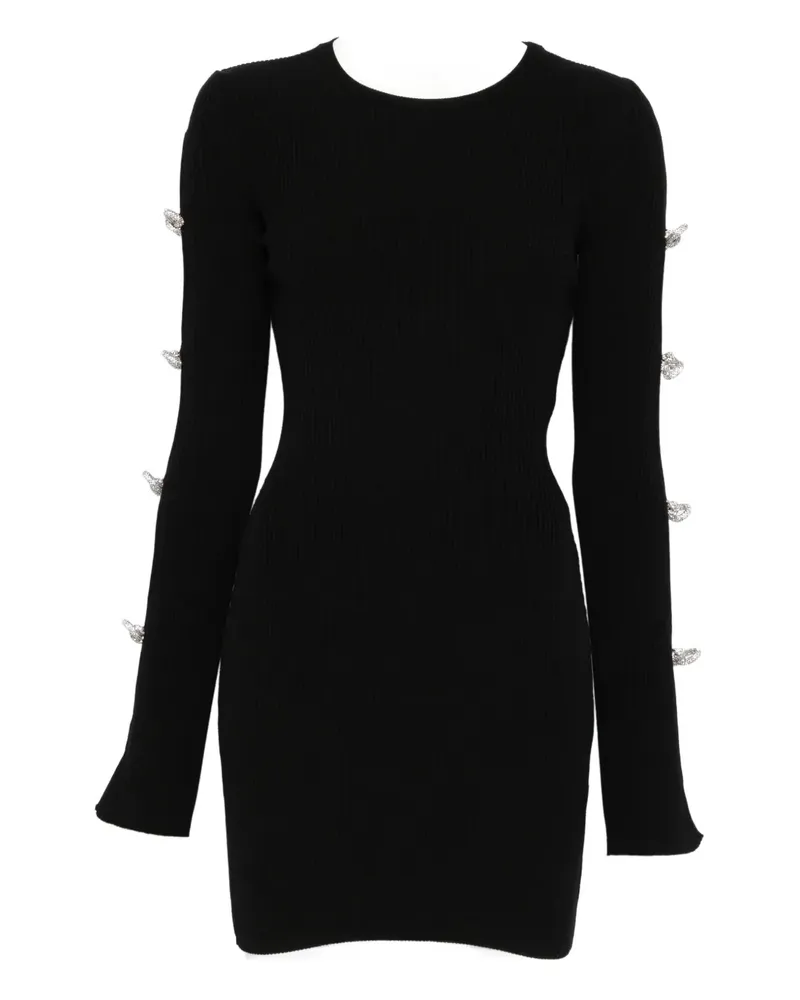 Mach & Mach Kleid mit Cut-Outs - Schwarz Schwarz