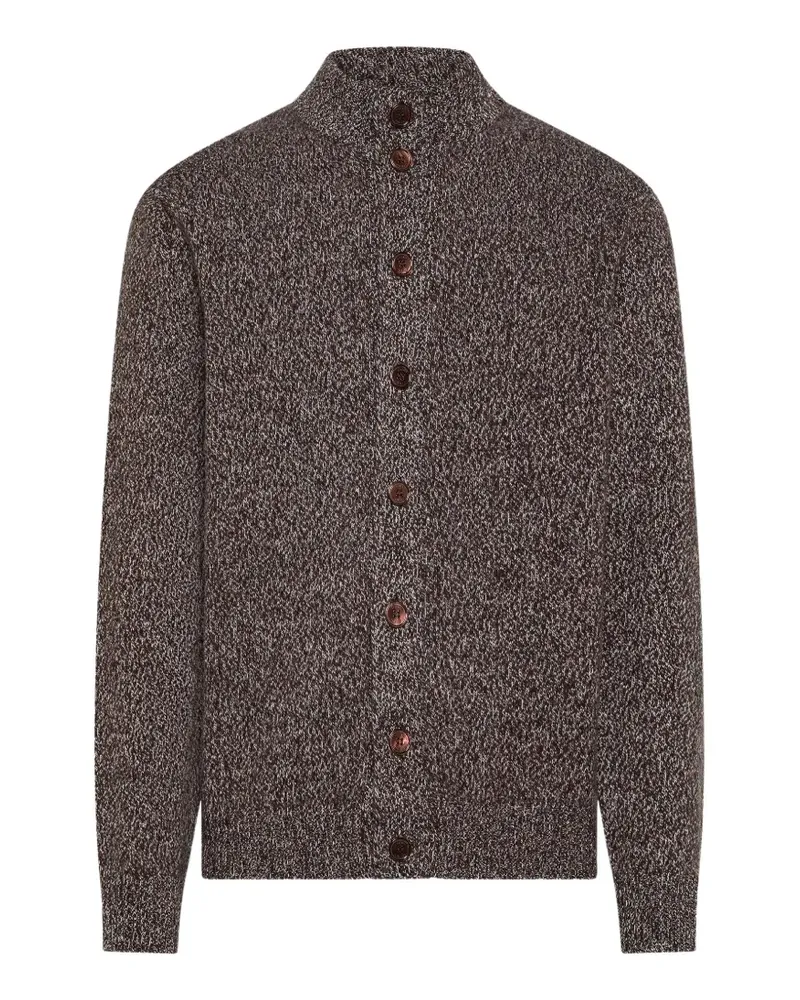Seventy Melierter Cardigan - Rot Rot