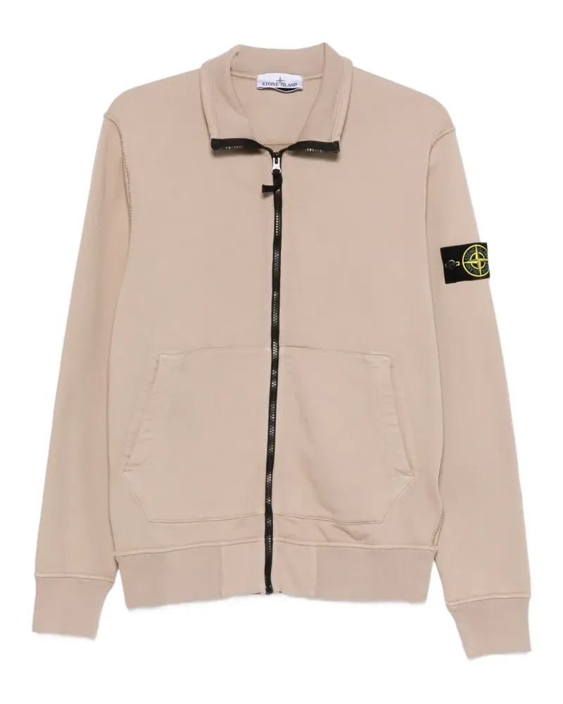 Stone Island Pullover mit Logo-Patch - Nude Nude