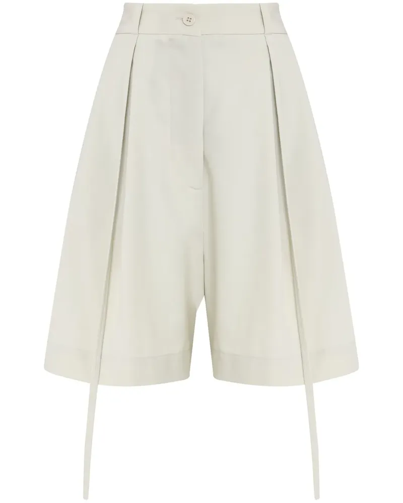 Gloria Coelho Weite Shorts mit Bundfalten - Nude Nude