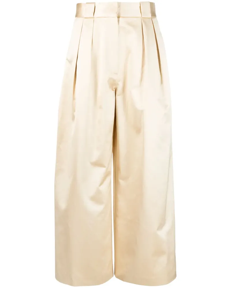 KHAITE Weite The Rico Taillenhose - Nude Nude