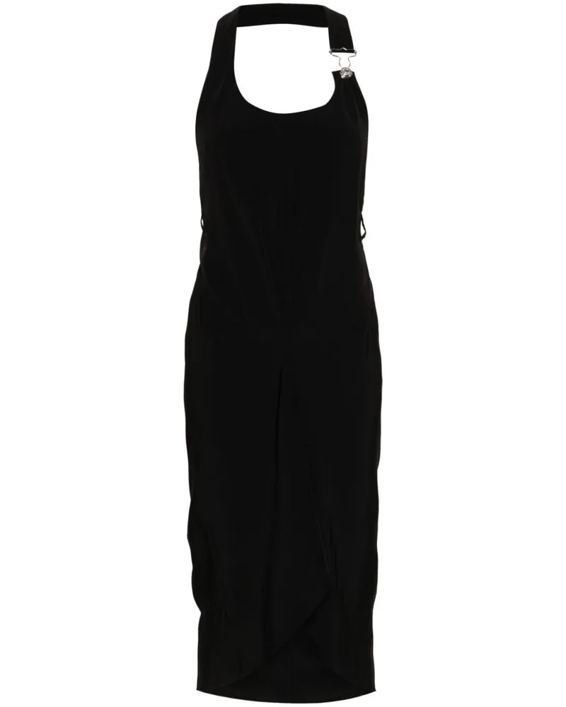 Moschino Rückenfreies Midikleid - Schwarz Schwarz