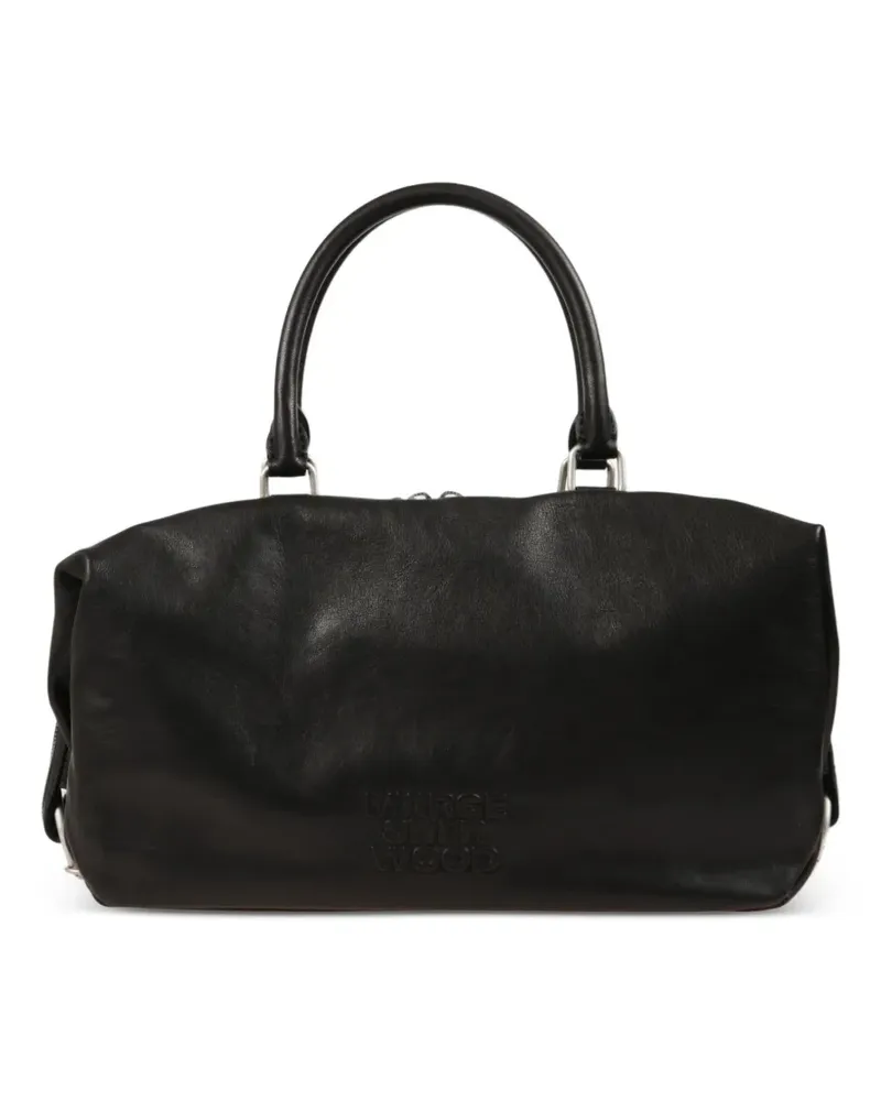 Marge Sherwood Dumpling leather tote bag - Schwarz Schwarz