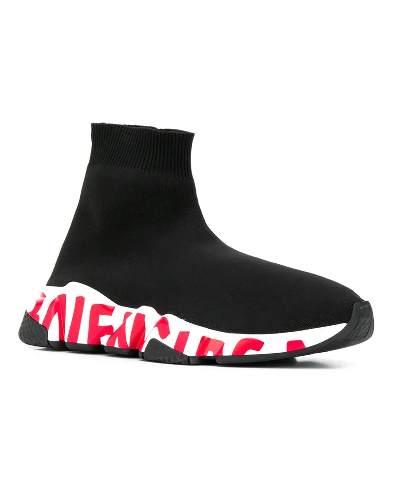Balenciaga Speed Graffiti' Sneakers - Schwarz Schwarz