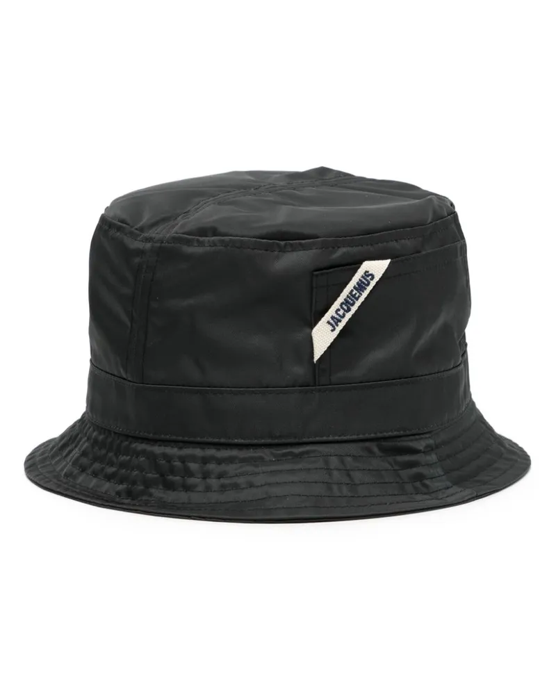 Jacquemus Le Bob Ovalie Fischerhut - Schwarz Schwarz