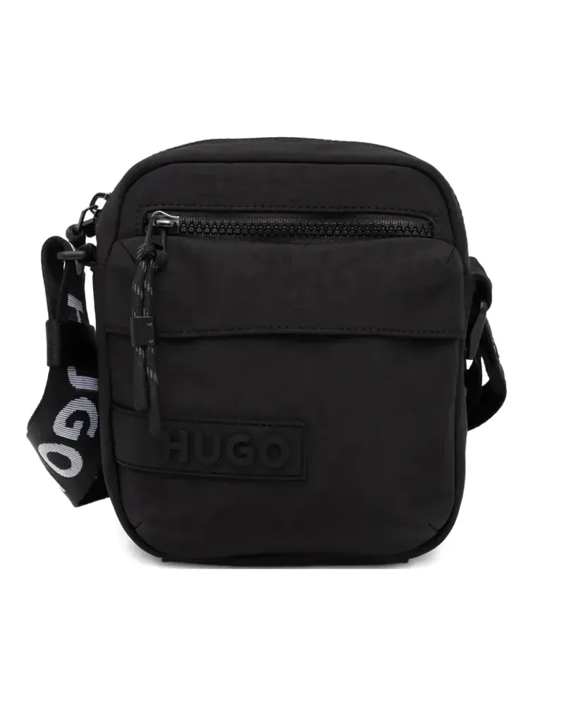 HUGO BOSS Umhängetasche mit Logo-Prägung - Schwarz Schwarz