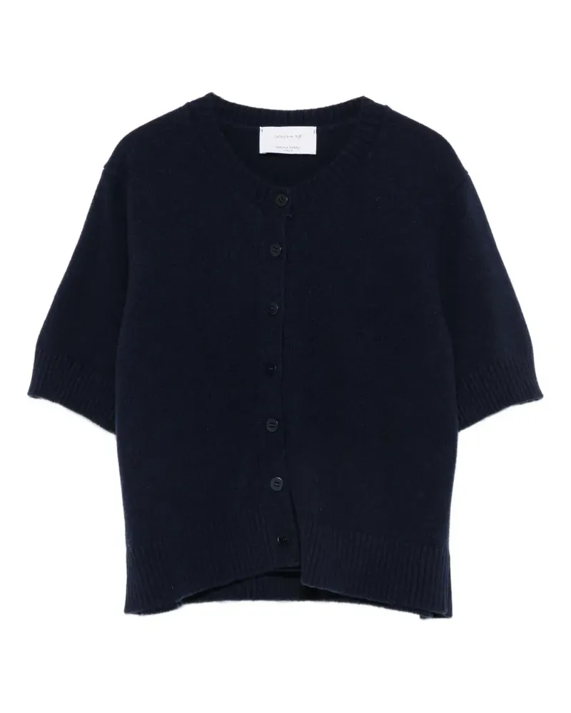 Daniele Fiesoli Kurzärmeliger Cardigan - Blau Blau