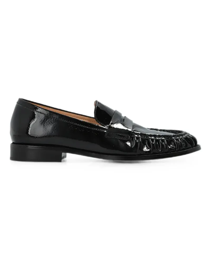 Furla patent-leather loafers - Schwarz Schwarz