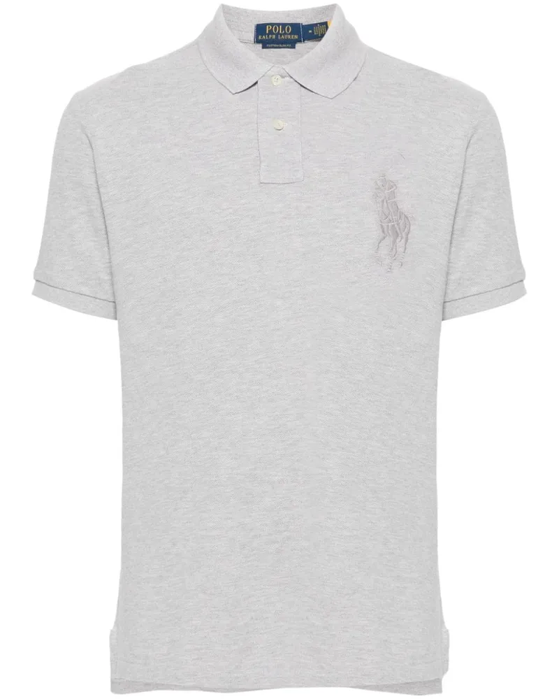 Ralph Lauren Poloshirt mit Polo Pony-Stickerei - Grau Grau