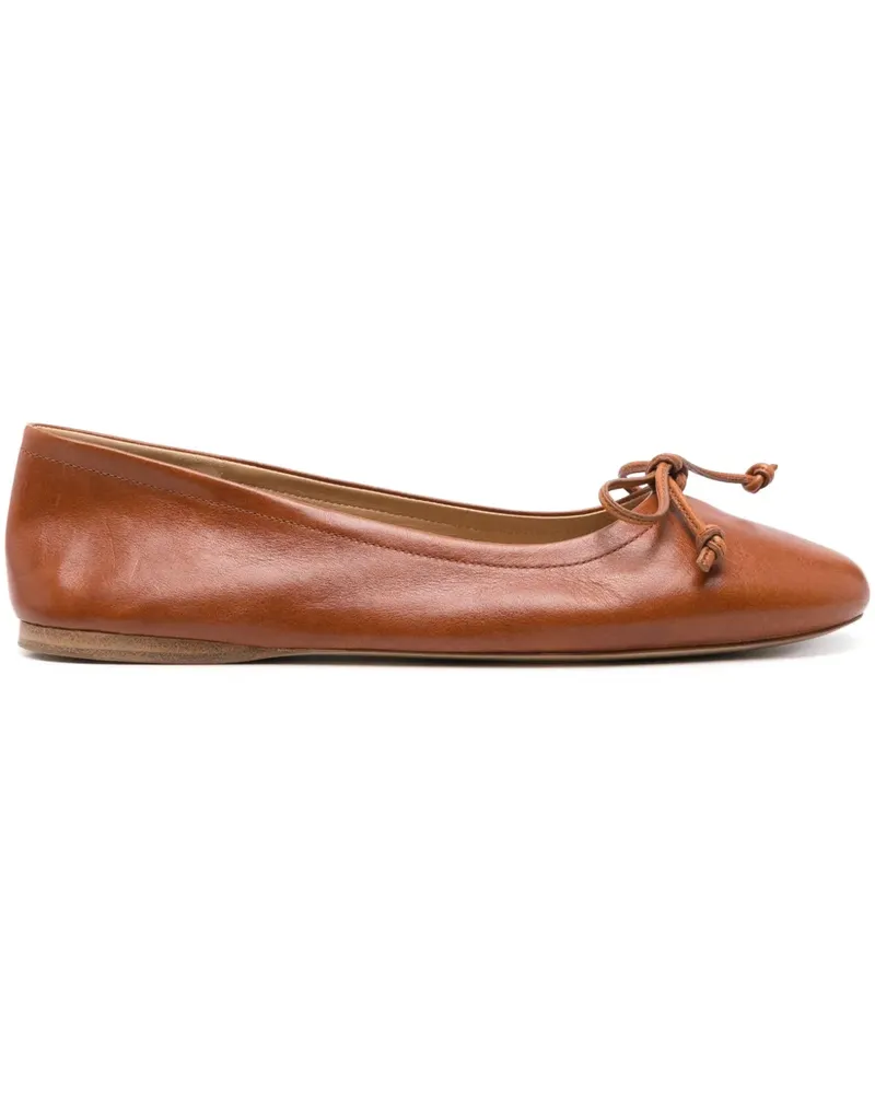 J.W.Anderson Ballerinas mit runder Kappe - Braun Braun