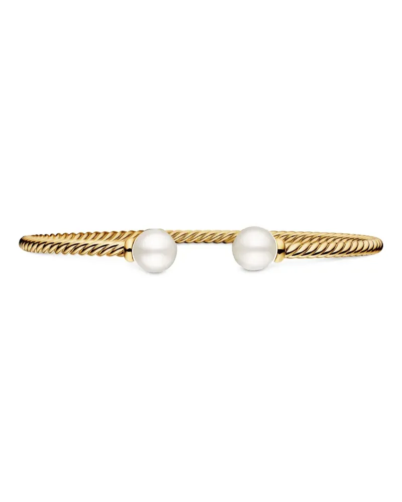 David Yurman 18kt Solari Cablespira Gelbgoldarmband mit Diamant 2,6mm - Silber Silber
