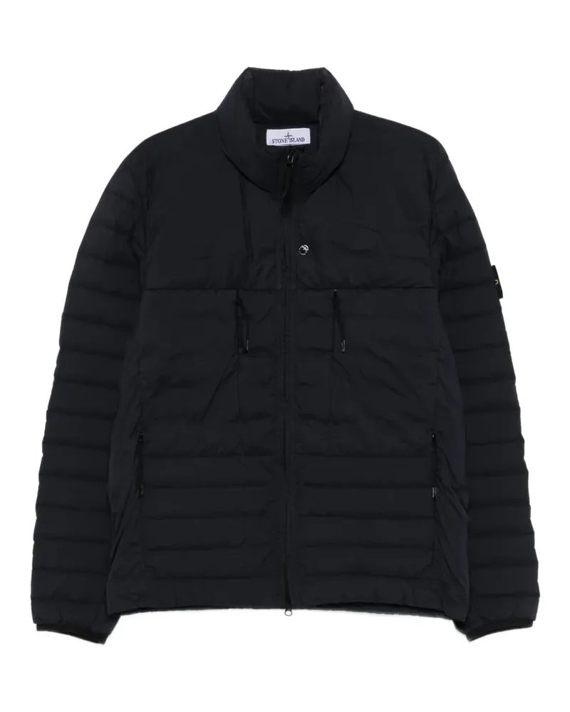Stone Island zip-fastening quilted jacket - Blau Blau
