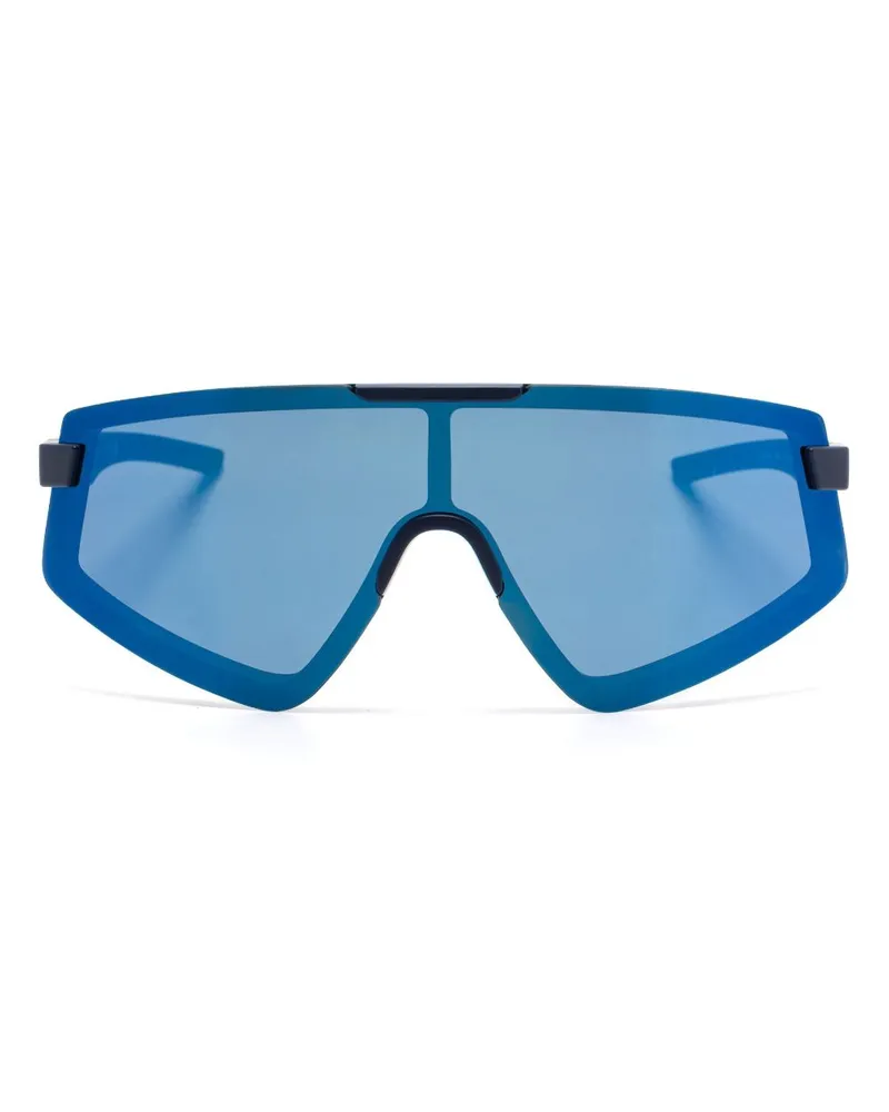Ferrari Sonnenbrille mit Shield-Gestell - Blau Blau