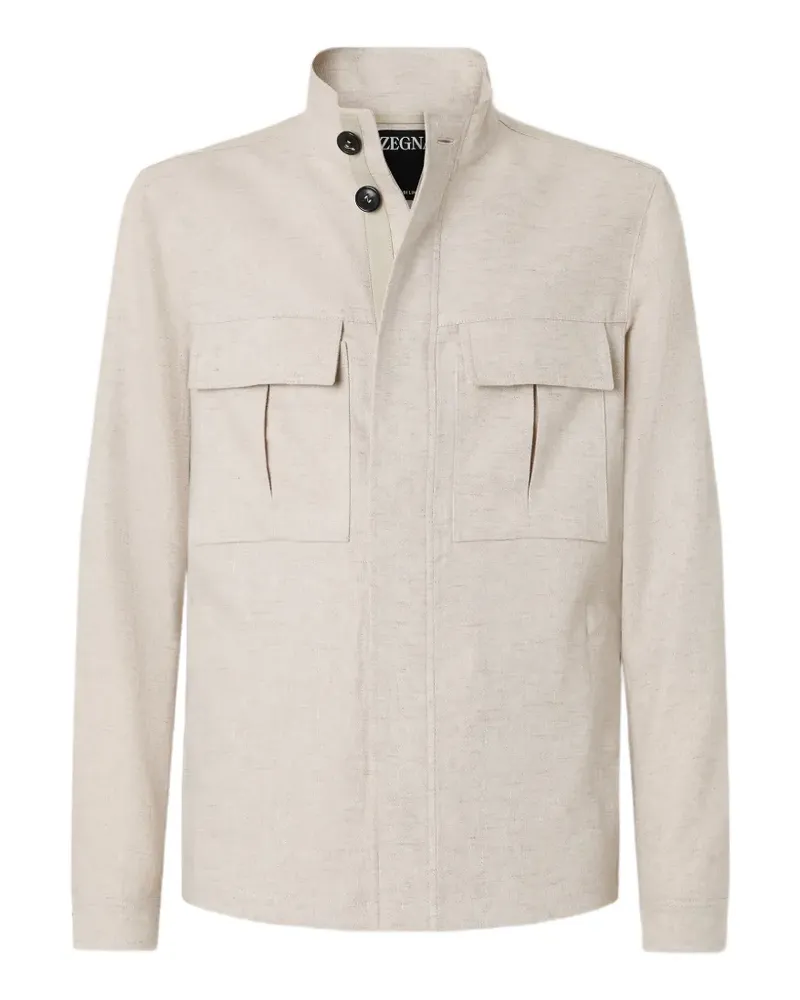 Ermenegildo Zegna Oasi Lion Utility-Jacke - Nude Nude