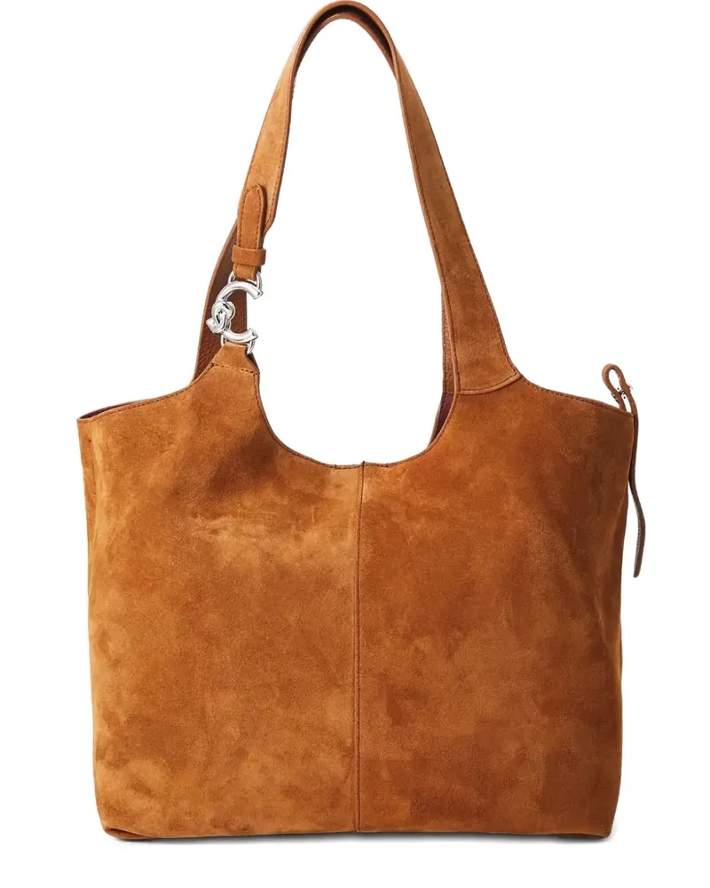 Coccinelle Schultertasche aus Wildleder - Braun Braun
