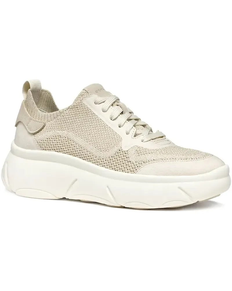 Geox Gestrickte Nebula Sneakers - Nude Nude