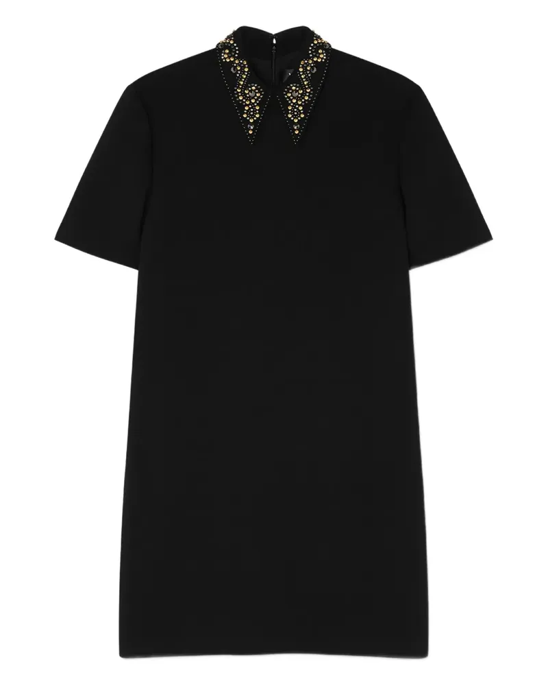 Versace Verziertes Minikleid - Schwarz Schwarz