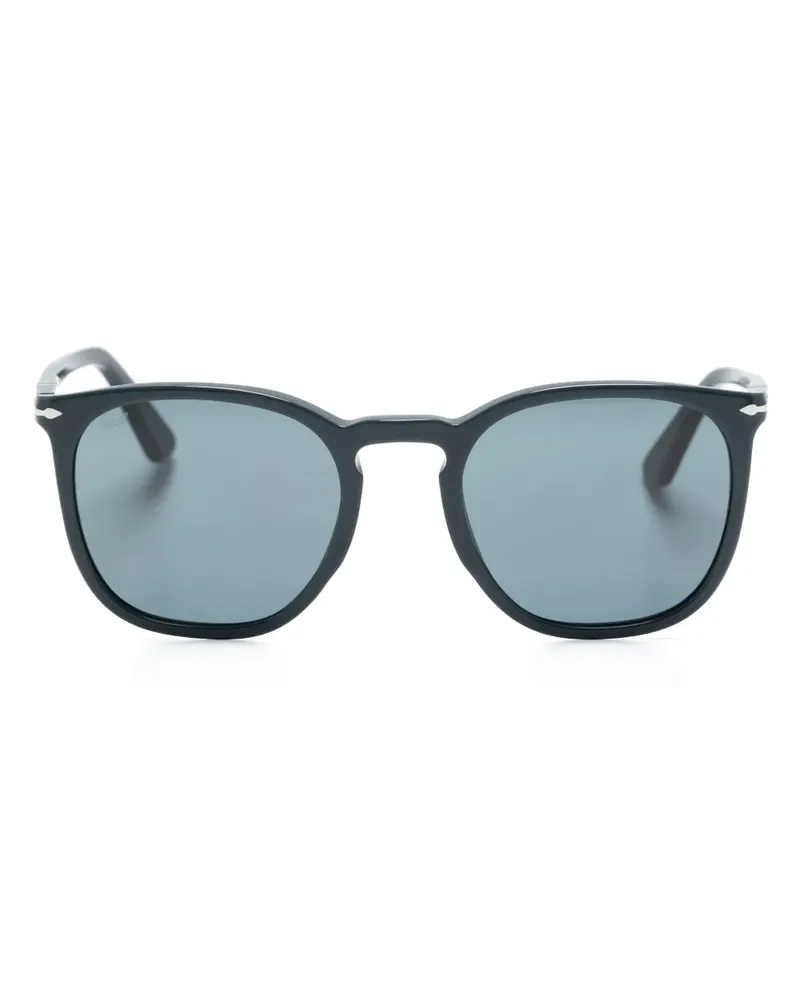 Persol Eckige Sonnenbrille - Blau Blau