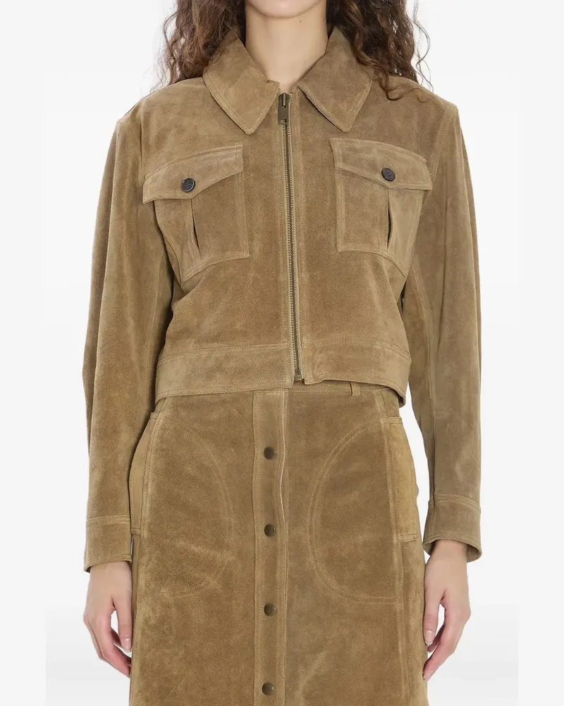 Arma Jacke mit klassischem Kragen - Braun Braun