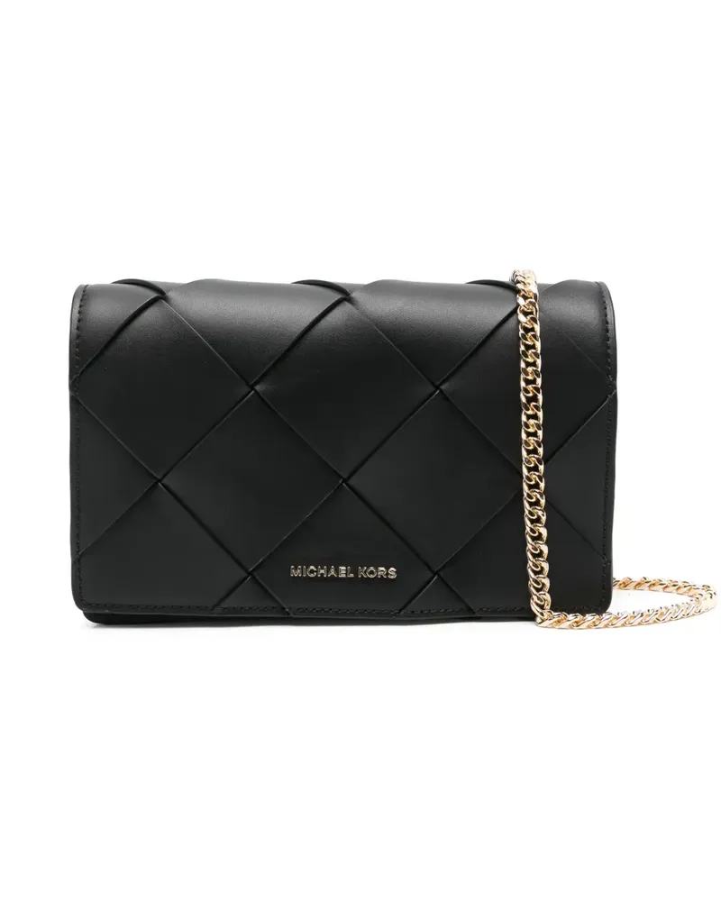 Michael Kors Mittelgroße Jet Set Schultertasche - Schwarz Schwarz