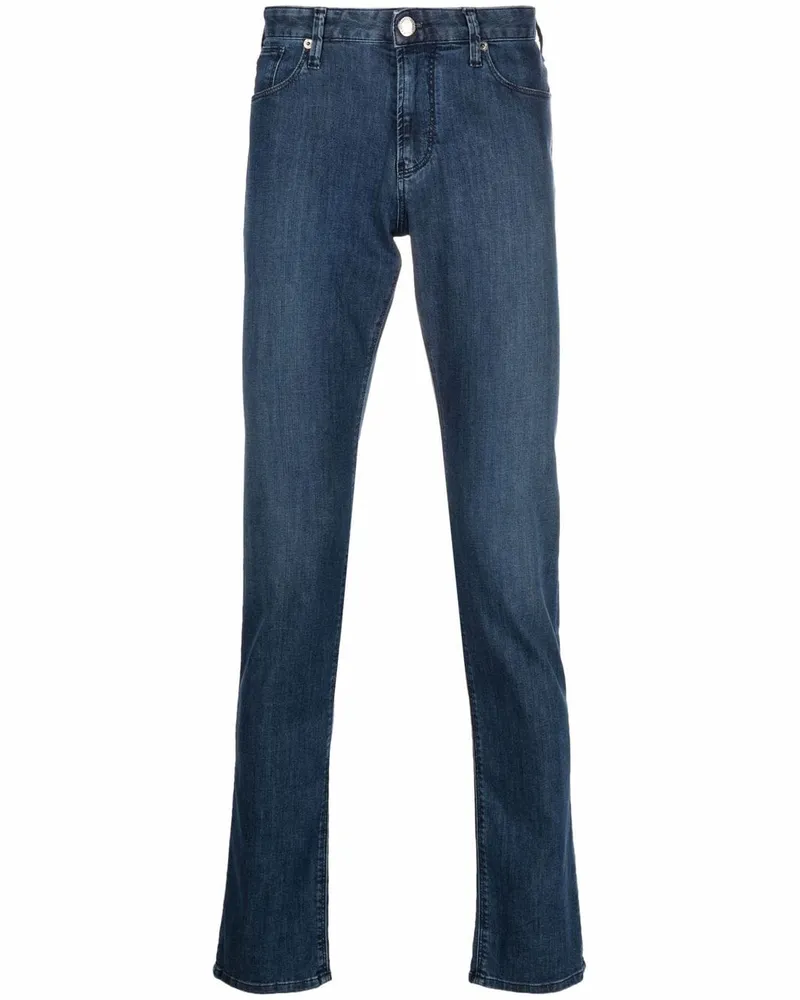 Emporio Armani Jeans mit geradem Bein Blau