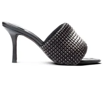 Heiress Mules mit Kristallen 85mm - Silber