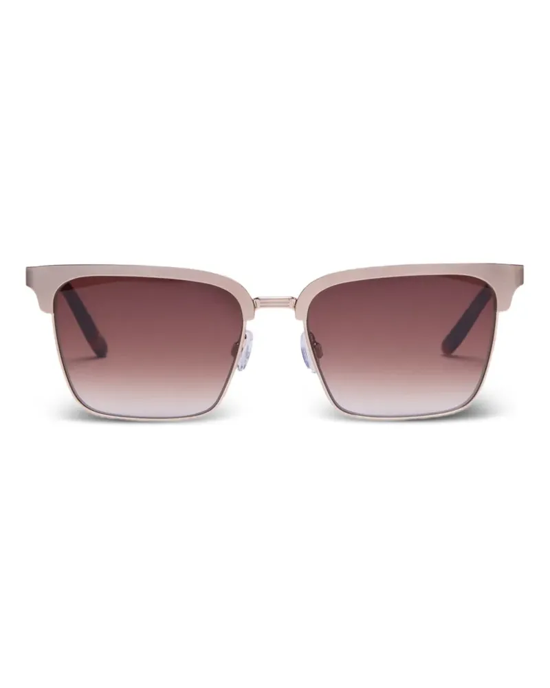 Viktor & Rolf Sonnenbrille mit eckigem Gestell - Gold Gold