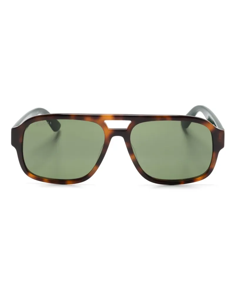 Gucci Getönte Pilotenbrille - Braun Braun