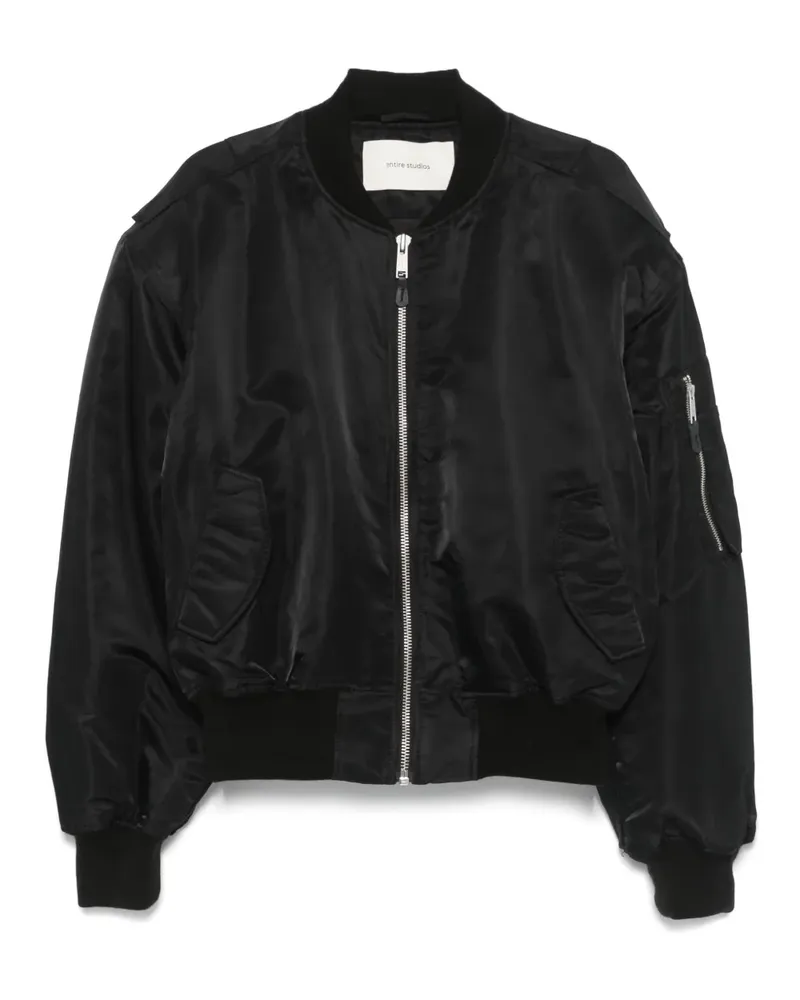 Entire Studios Bomberjacke im Cropped-Design - Schwarz Schwarz