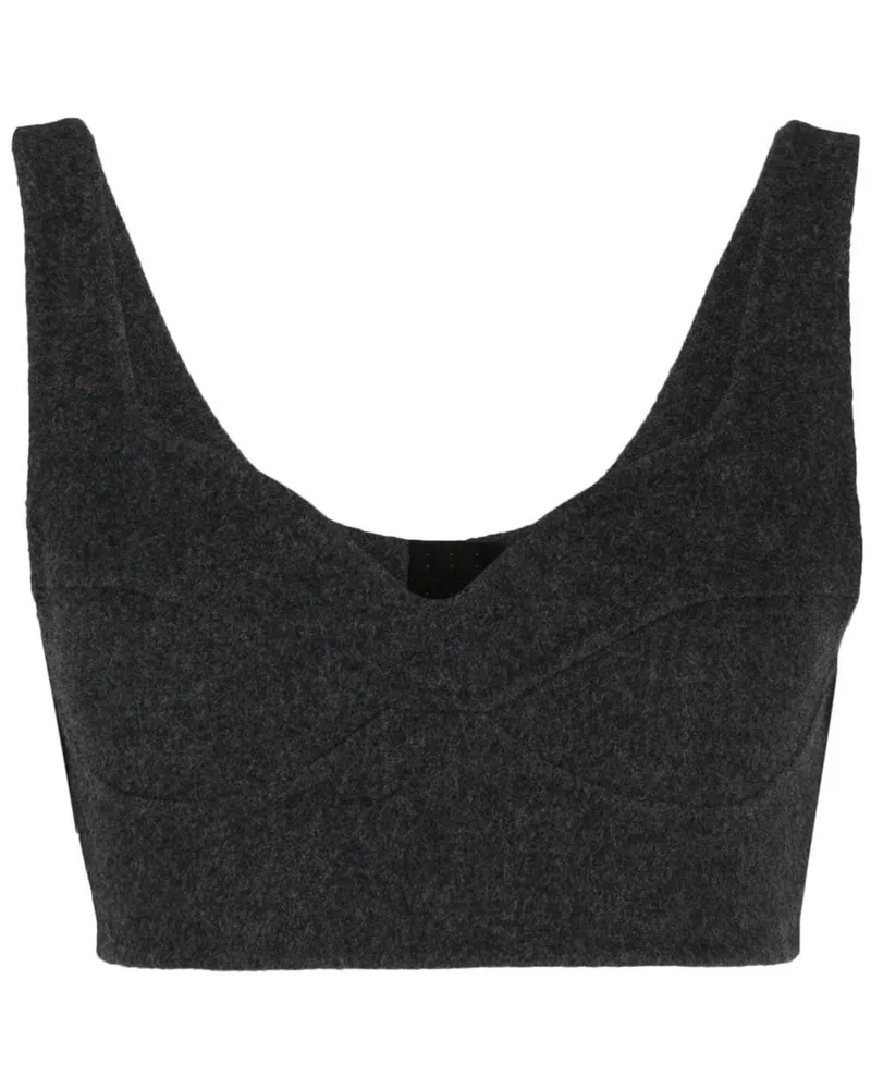 GOEN.J Cropped-Oberteil - Grau Grau